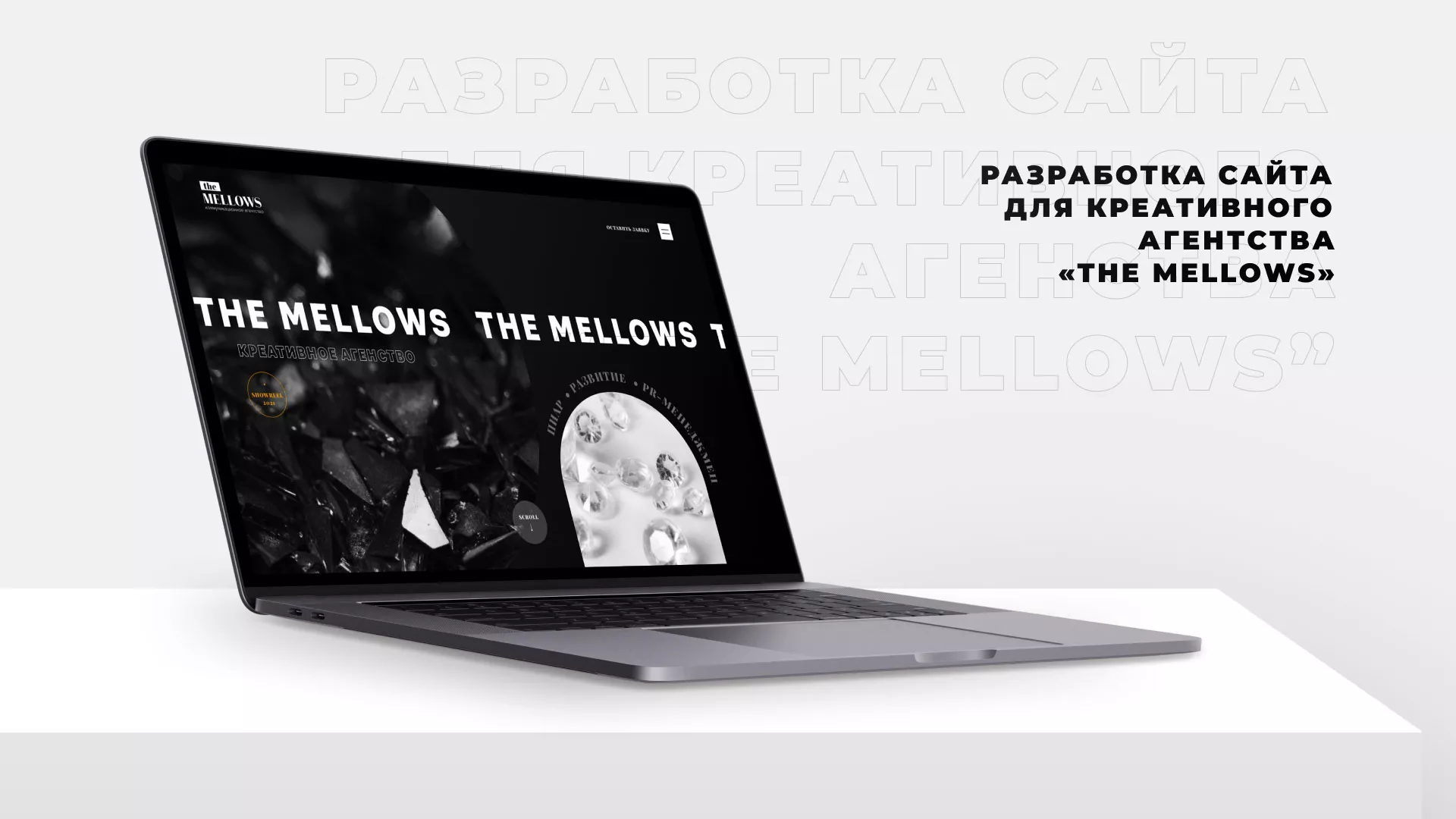 Разработка сайта креативного агентства «The Mellows» в Родниках