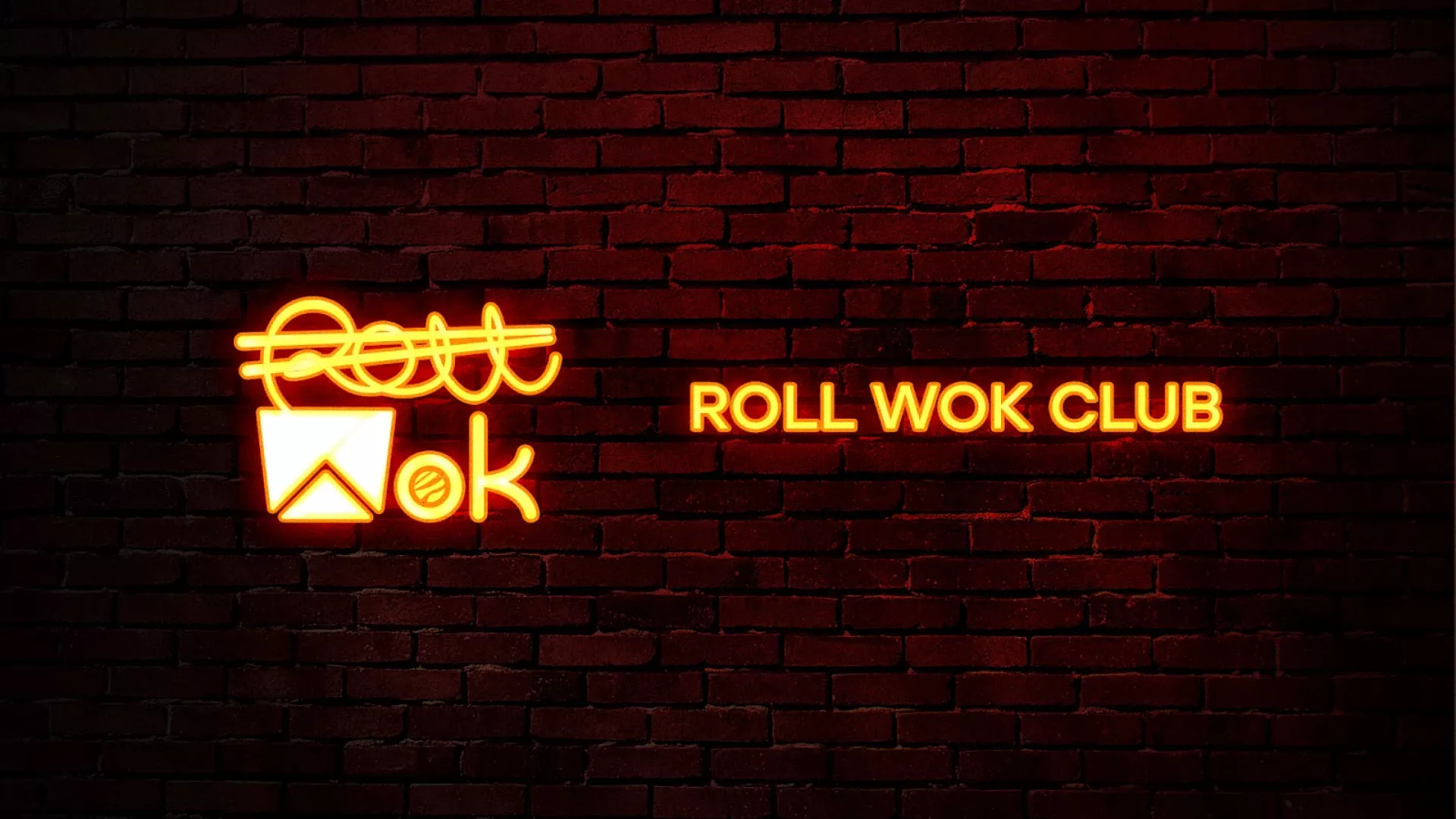 Разработка интерьерной вывески суши-бара «Roll Wok Club» в Родниках